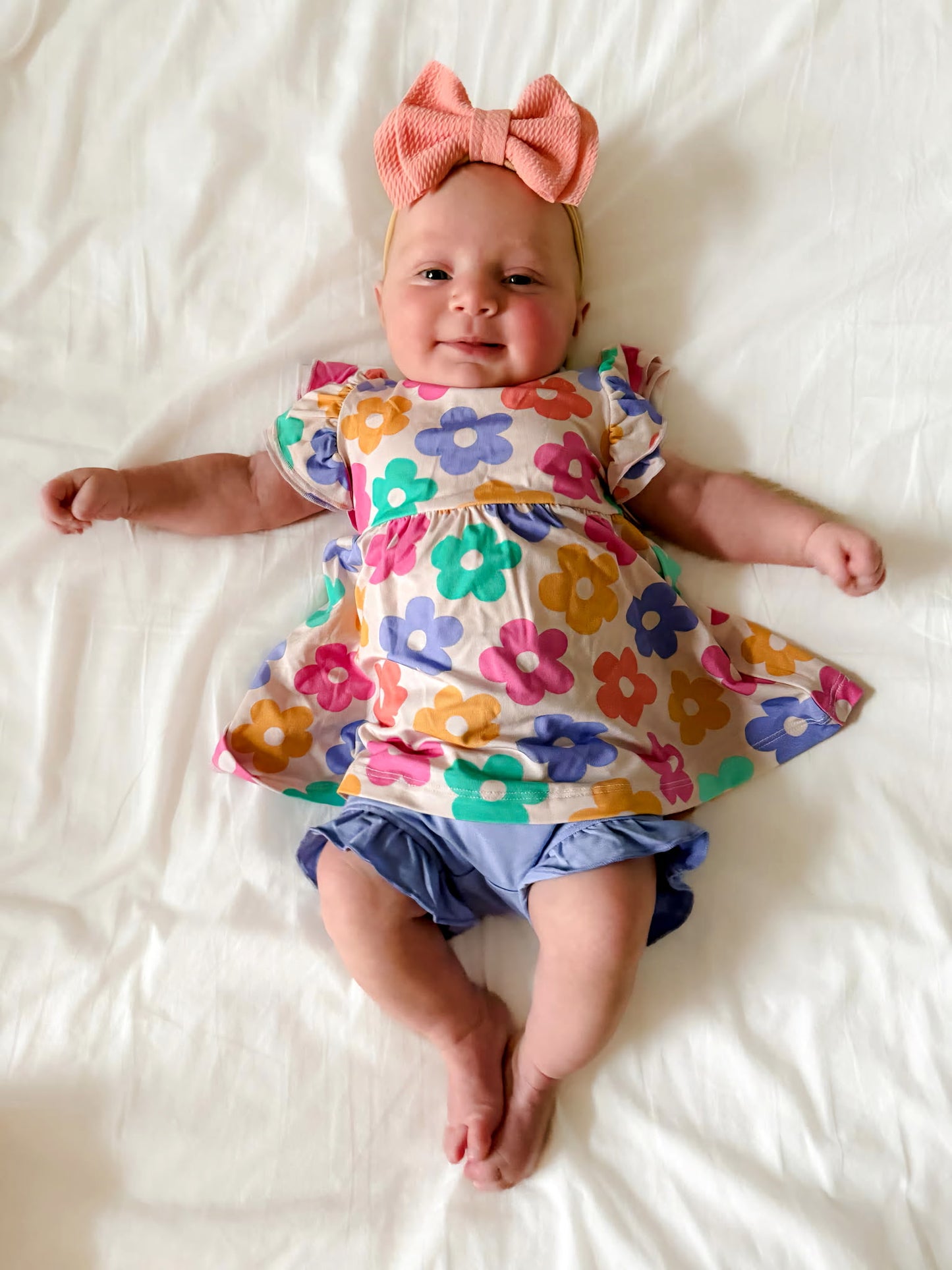 PETALS & PLAY PEPLUM + RUFFLE BUMMIES