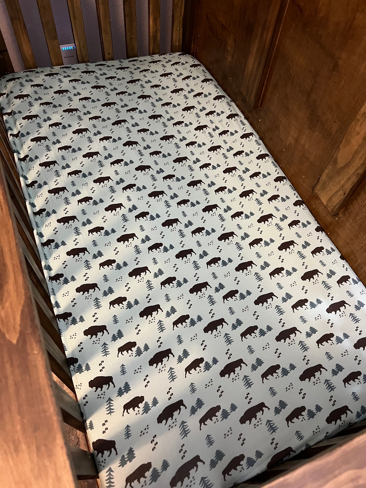 Roaming Wild Crib Sheet