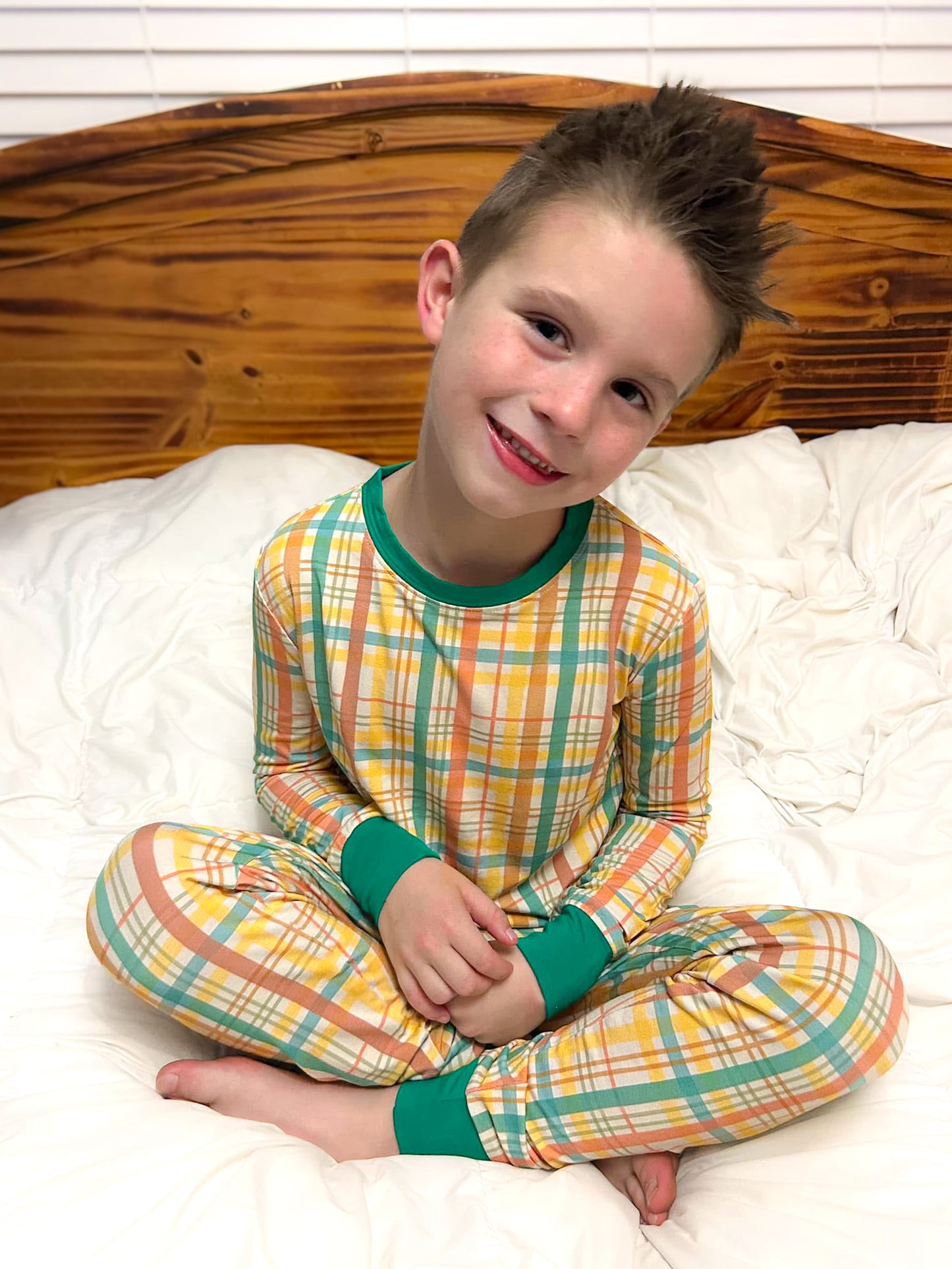 PLAID SLEEPY SET