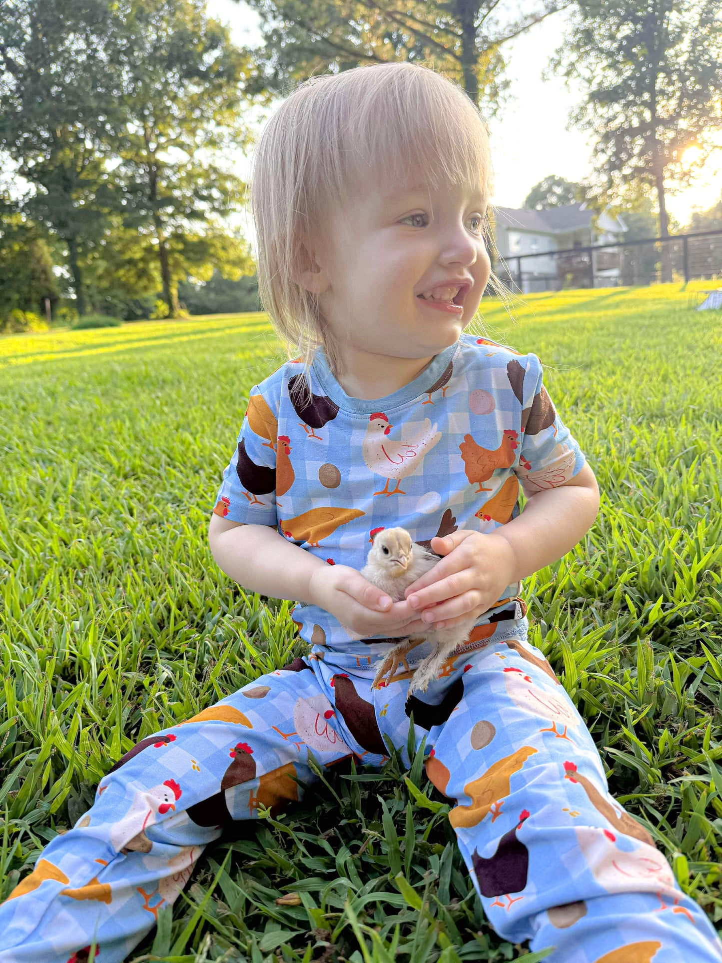 CLUCKIN’ CUTIES SLEEVE SLEEPY SET