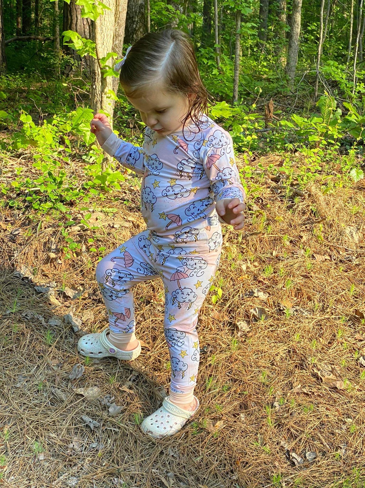 Stormy Pink Two Piece Sleepy Set