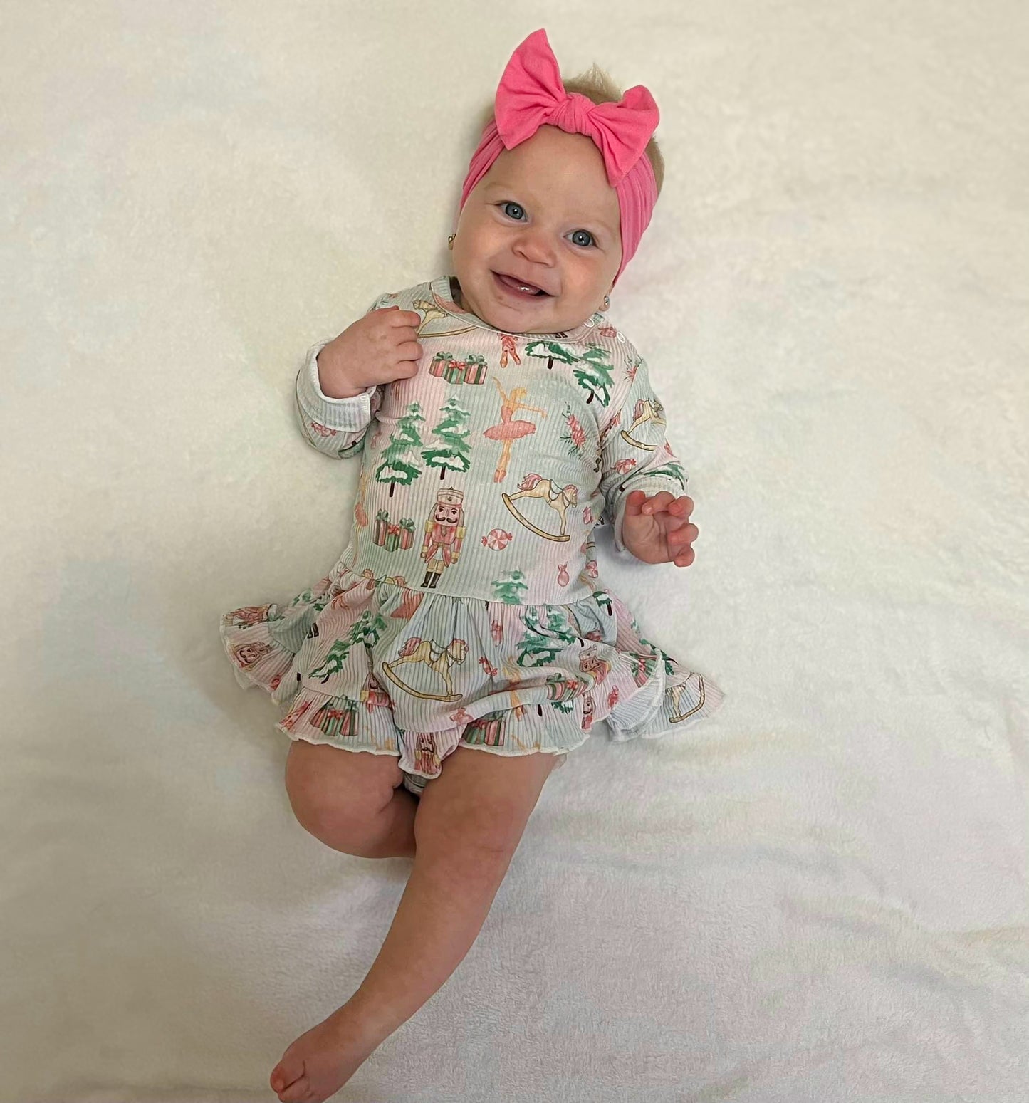 CLARA'S DREAM TWIRL W/ BODYSUIT W/ RUFFLE TRIM