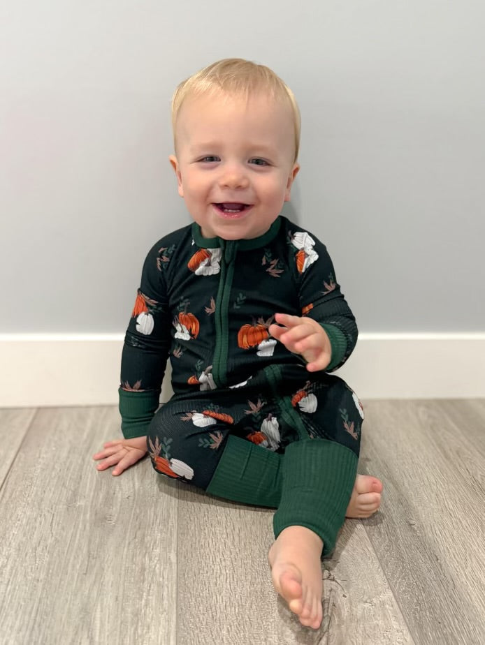 PUMPKIN SPICE FOOTIE (RIBBED)