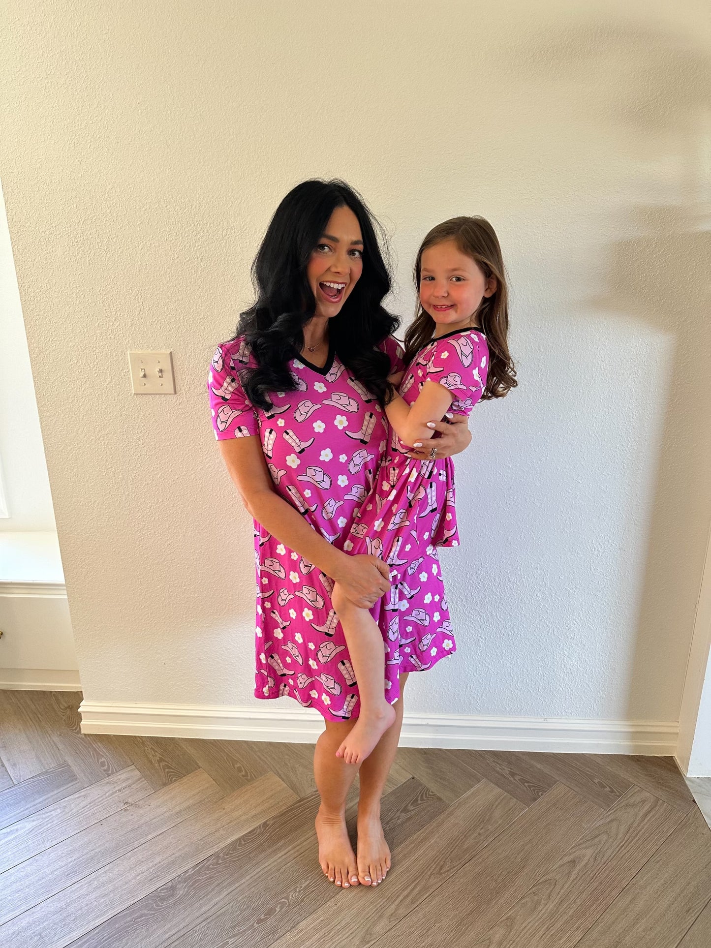 MOMMY FALL FLORAL NIGHTGOWN