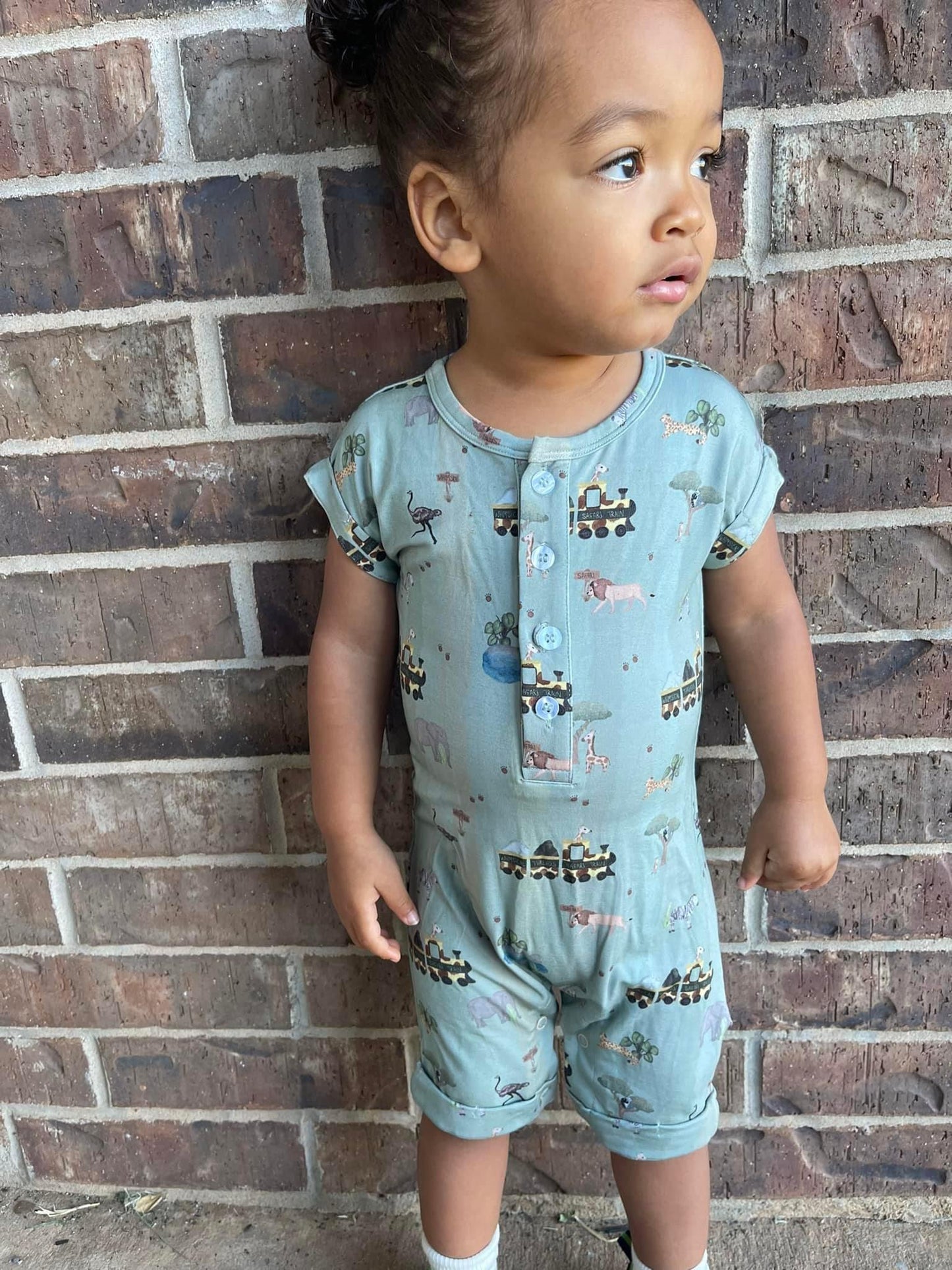 WHIMSICAL WILD ROMPER