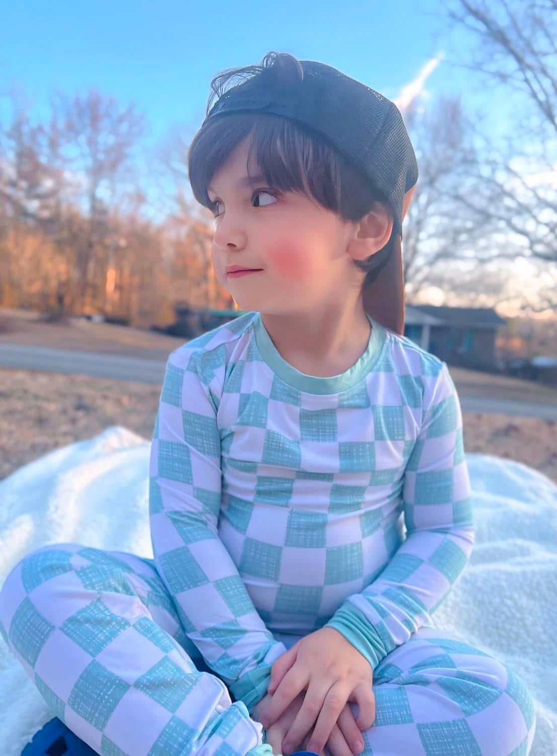 CHECKERED DREAMS SLEEPY SET