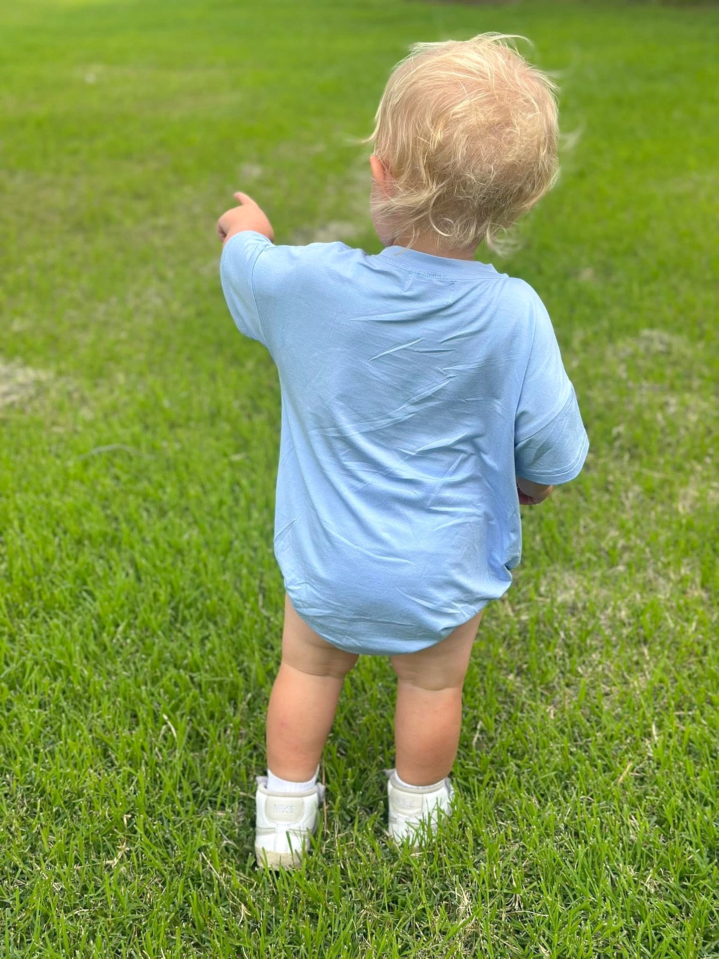 BLUE ORGANIC COTTON BUBBLE
