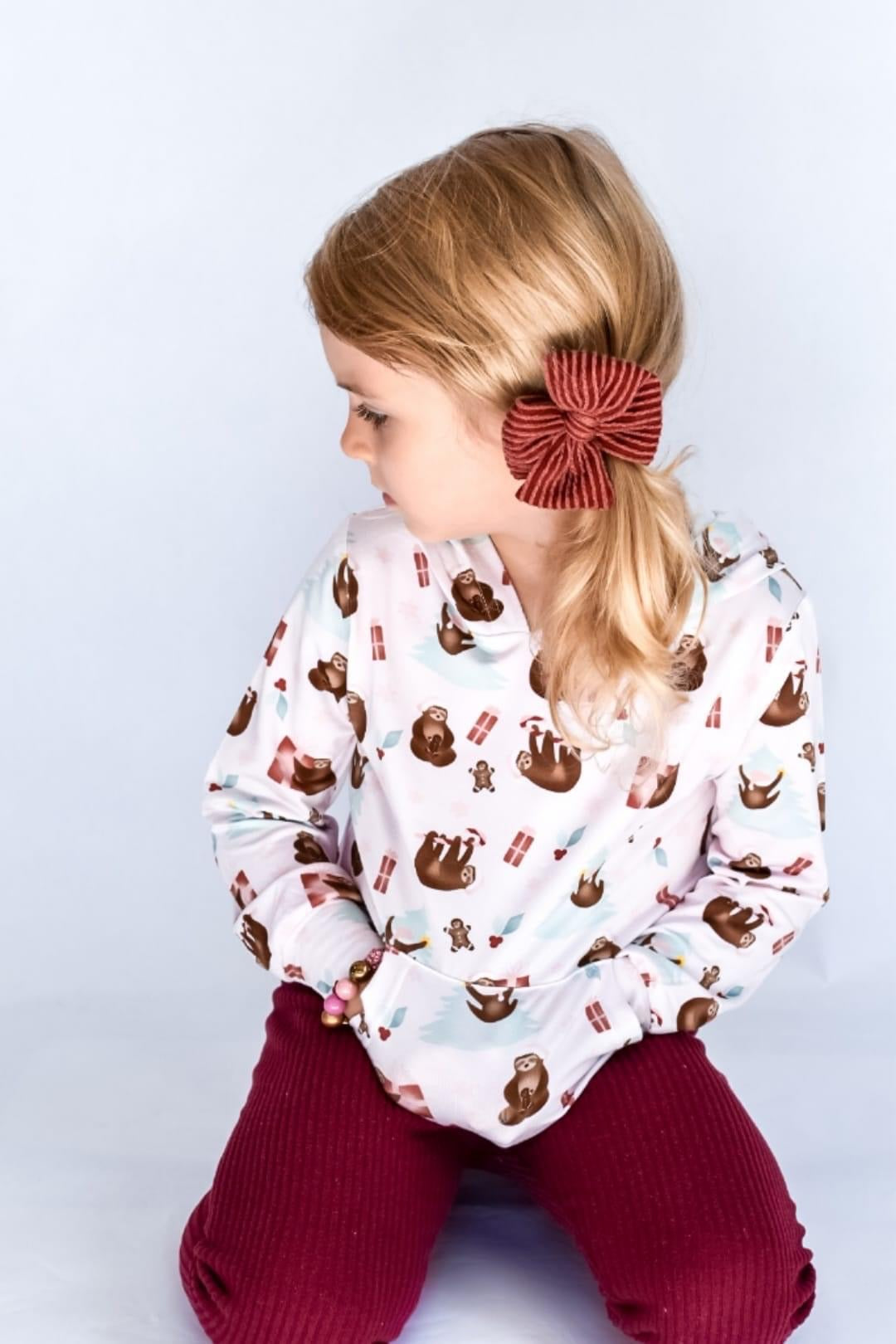 Slothmas Pink Hoodie