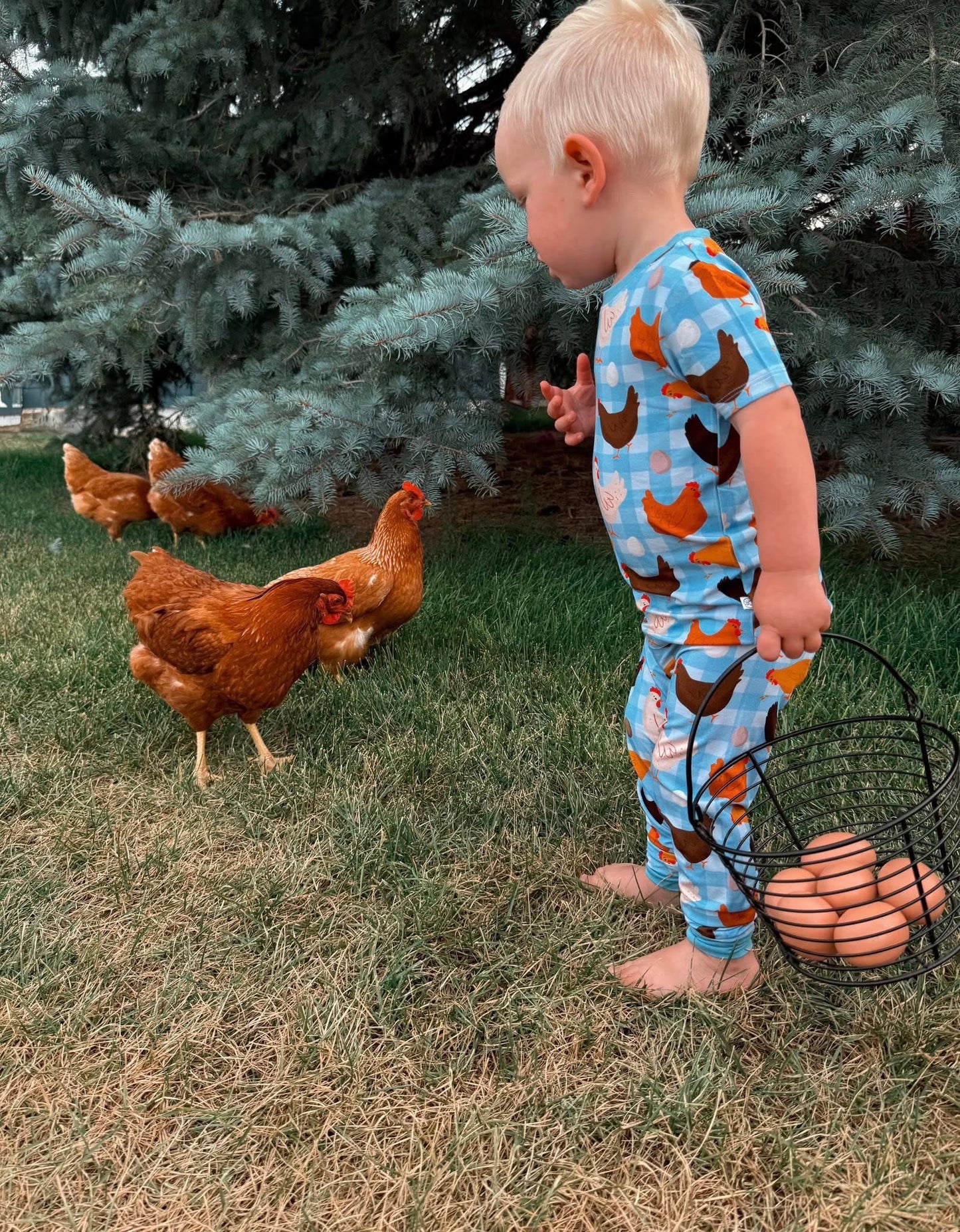 CLUCKIN’ CUTIES SLEEVE SLEEPY SET