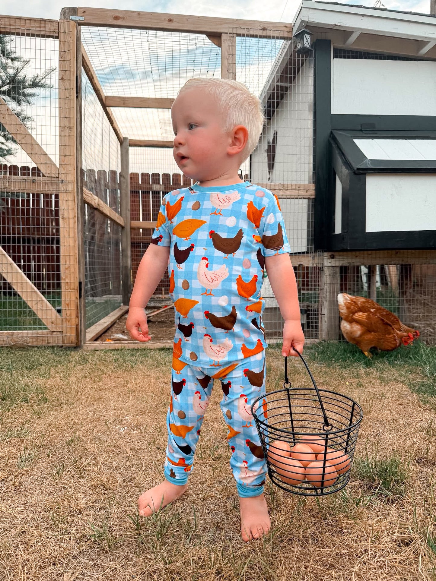 CLUCKIN’ CUTIES SLEEVE SLEEPY SET