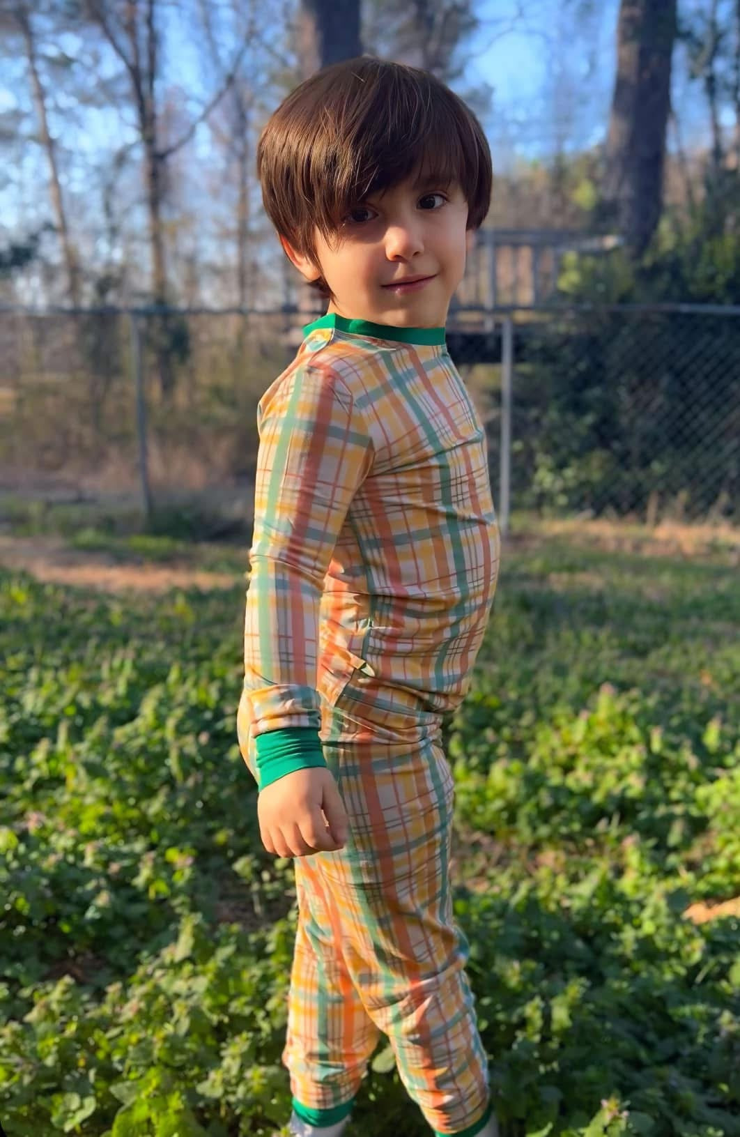 PLAID SLEEPY SET
