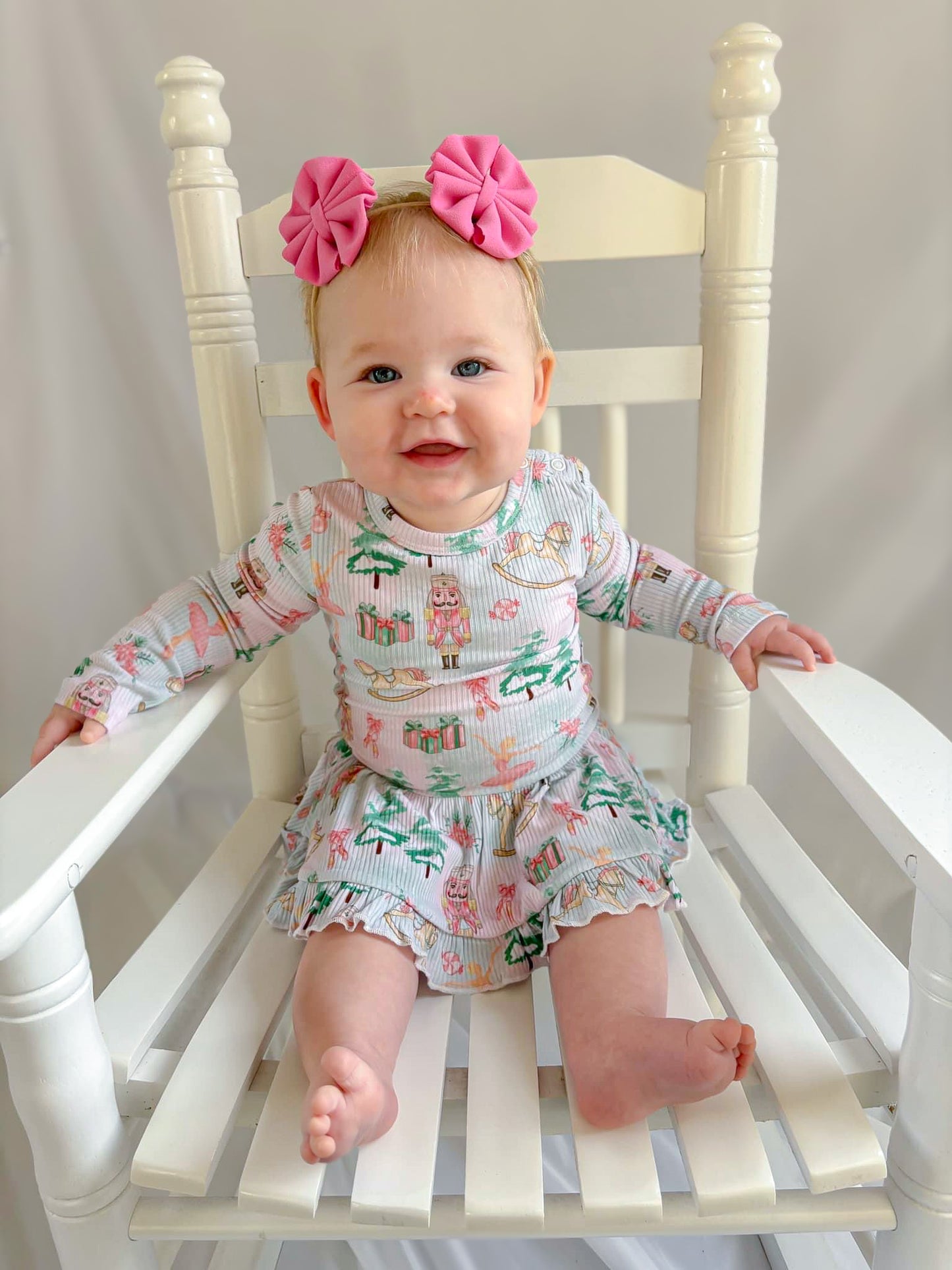 CLARA'S DREAM TWIRL W/ BODYSUIT W/ RUFFLE TRIM