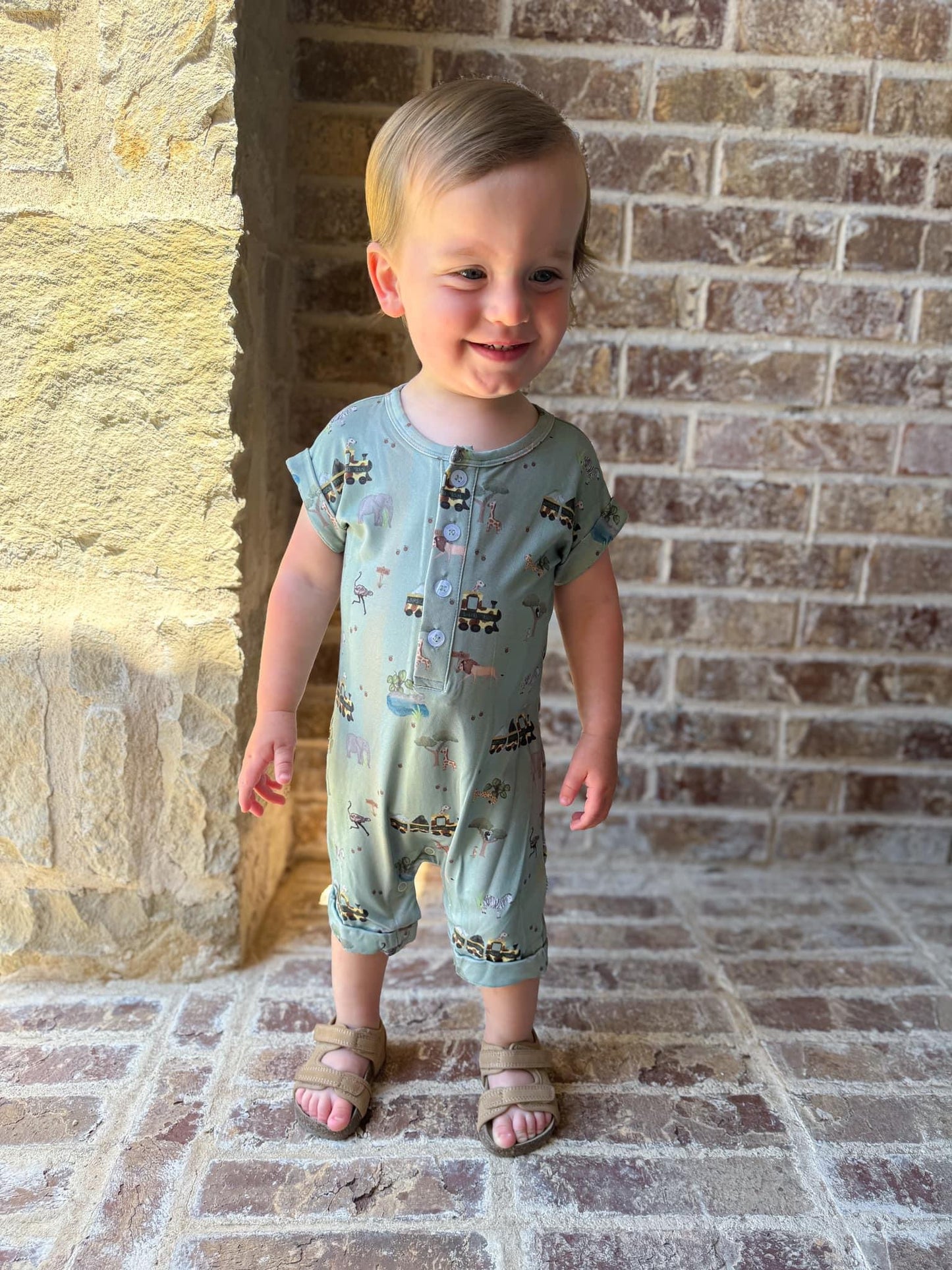 WHIMSICAL WILD ROMPER