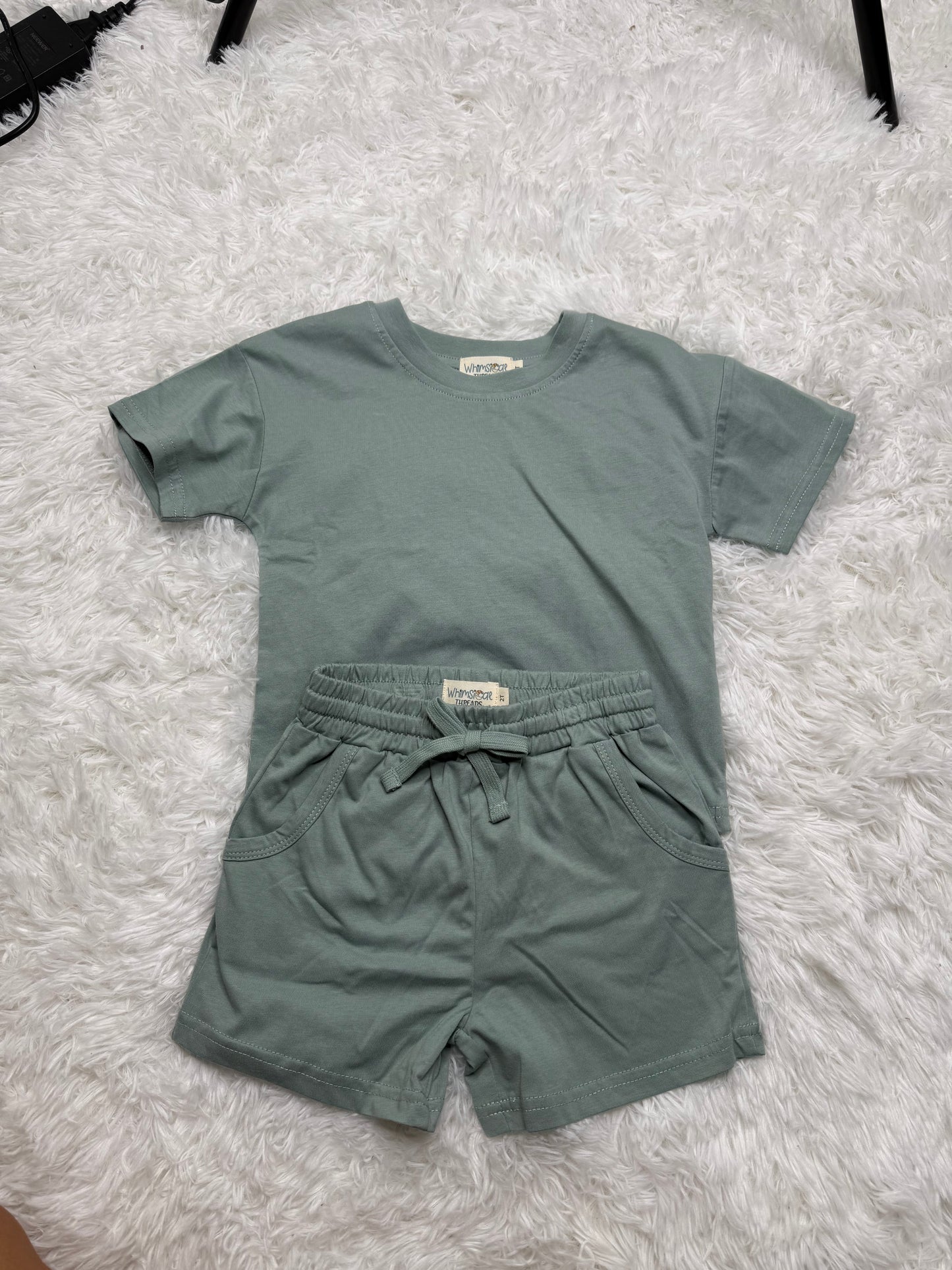 Green Slouchy Cotton Sets
