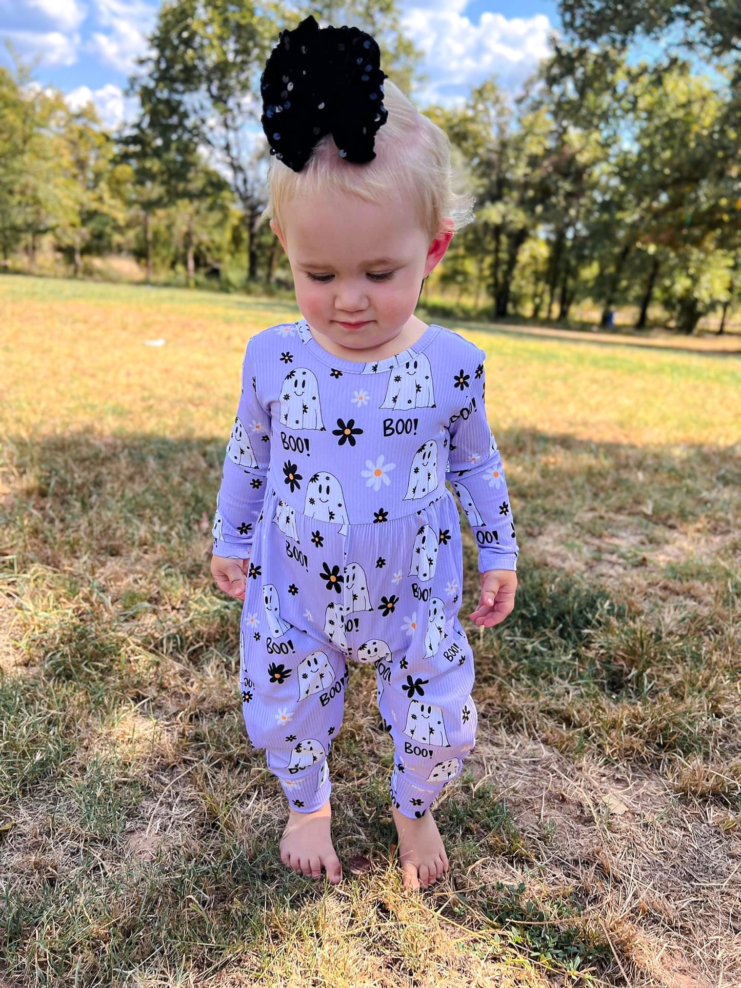 GIRLY GHOUL PULL ON ROMPER