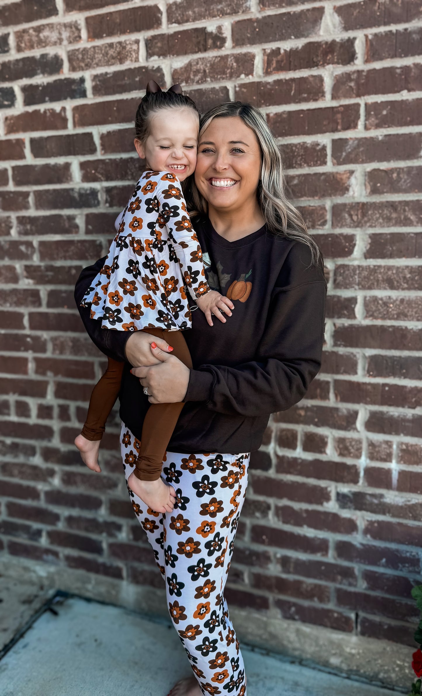 MOCHA BLOOMS MAMA LOUNGE PANTS