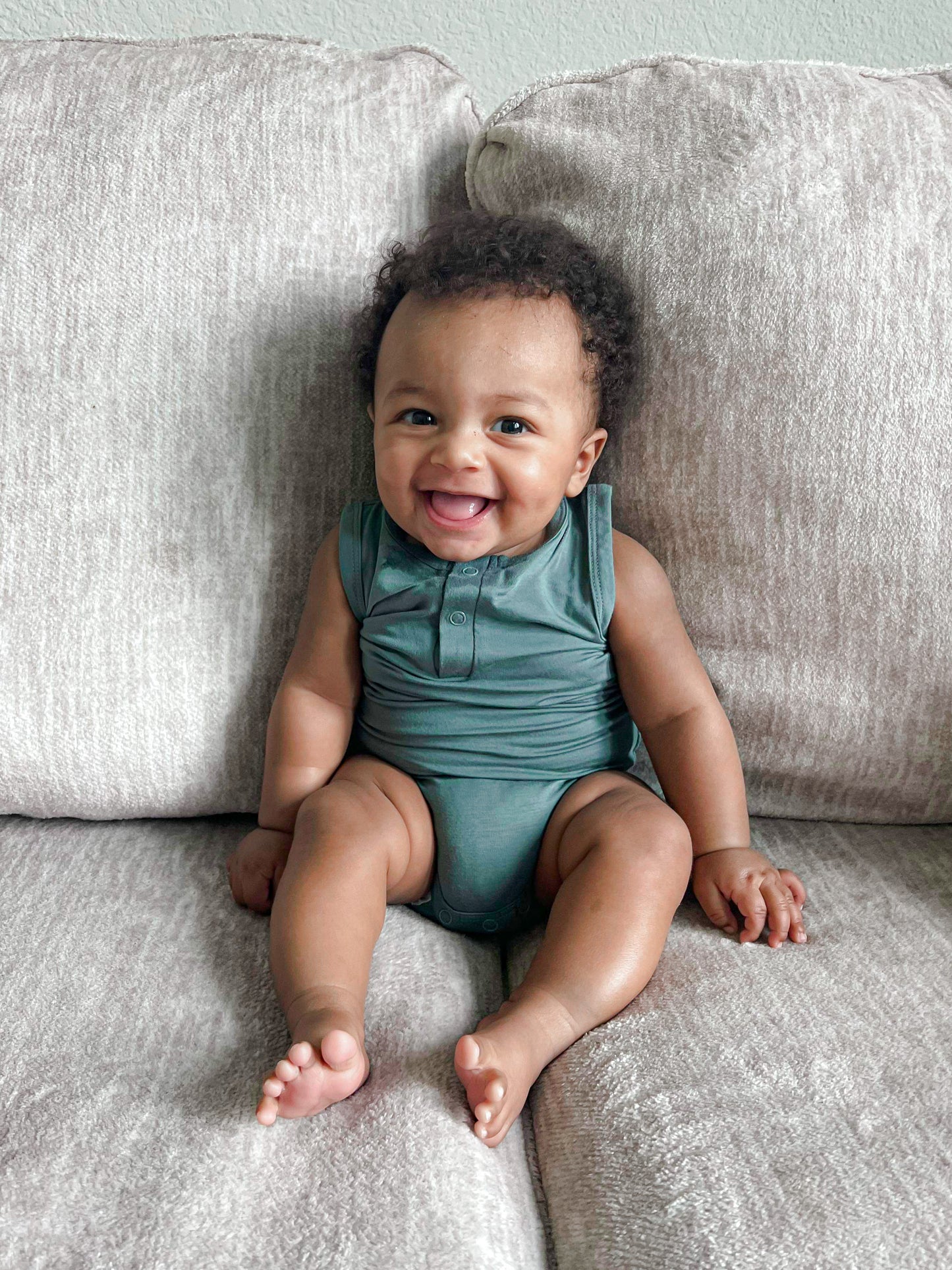 Green Bamboo Bodysuit