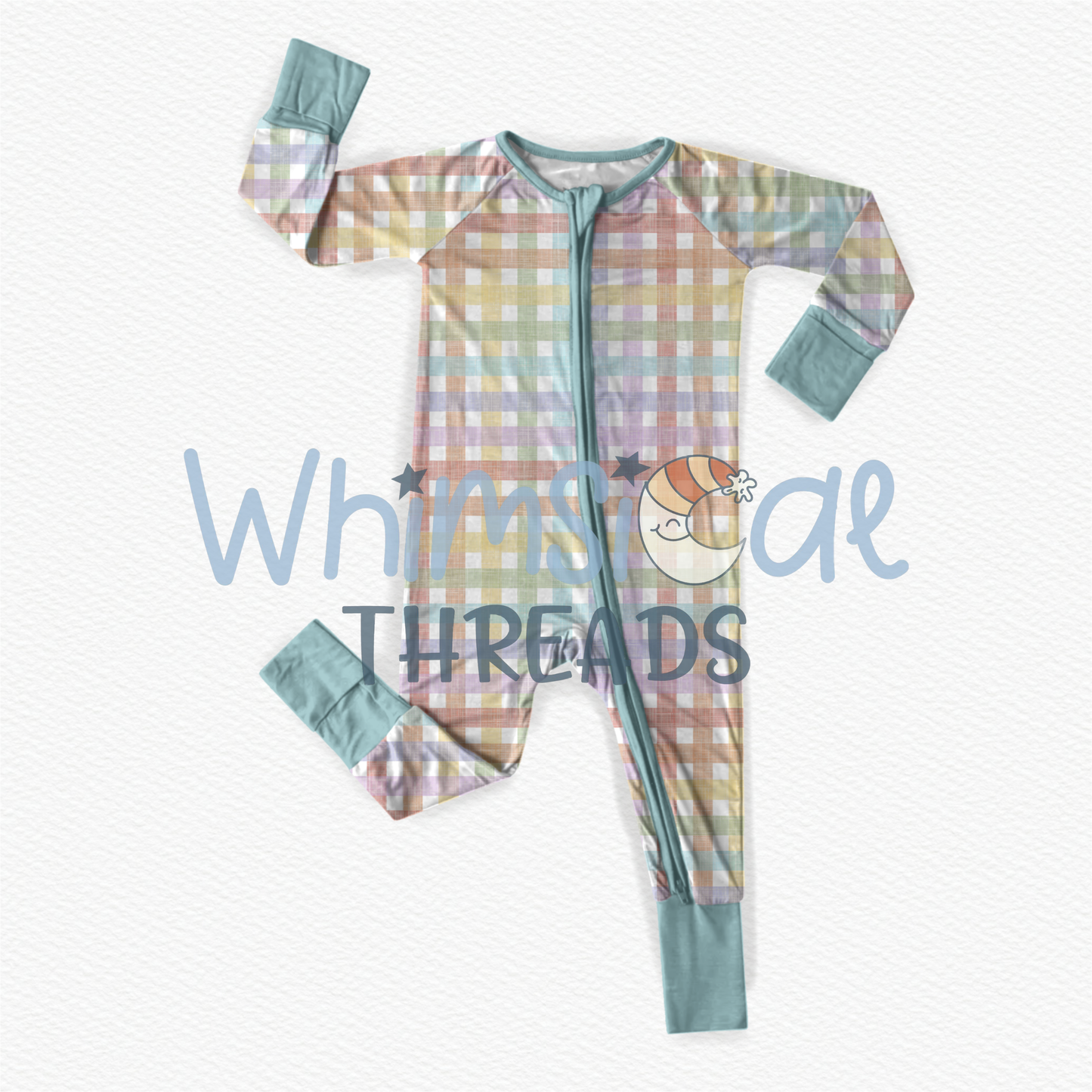 PRE-ORDER SPRING PLAID FOOTIE