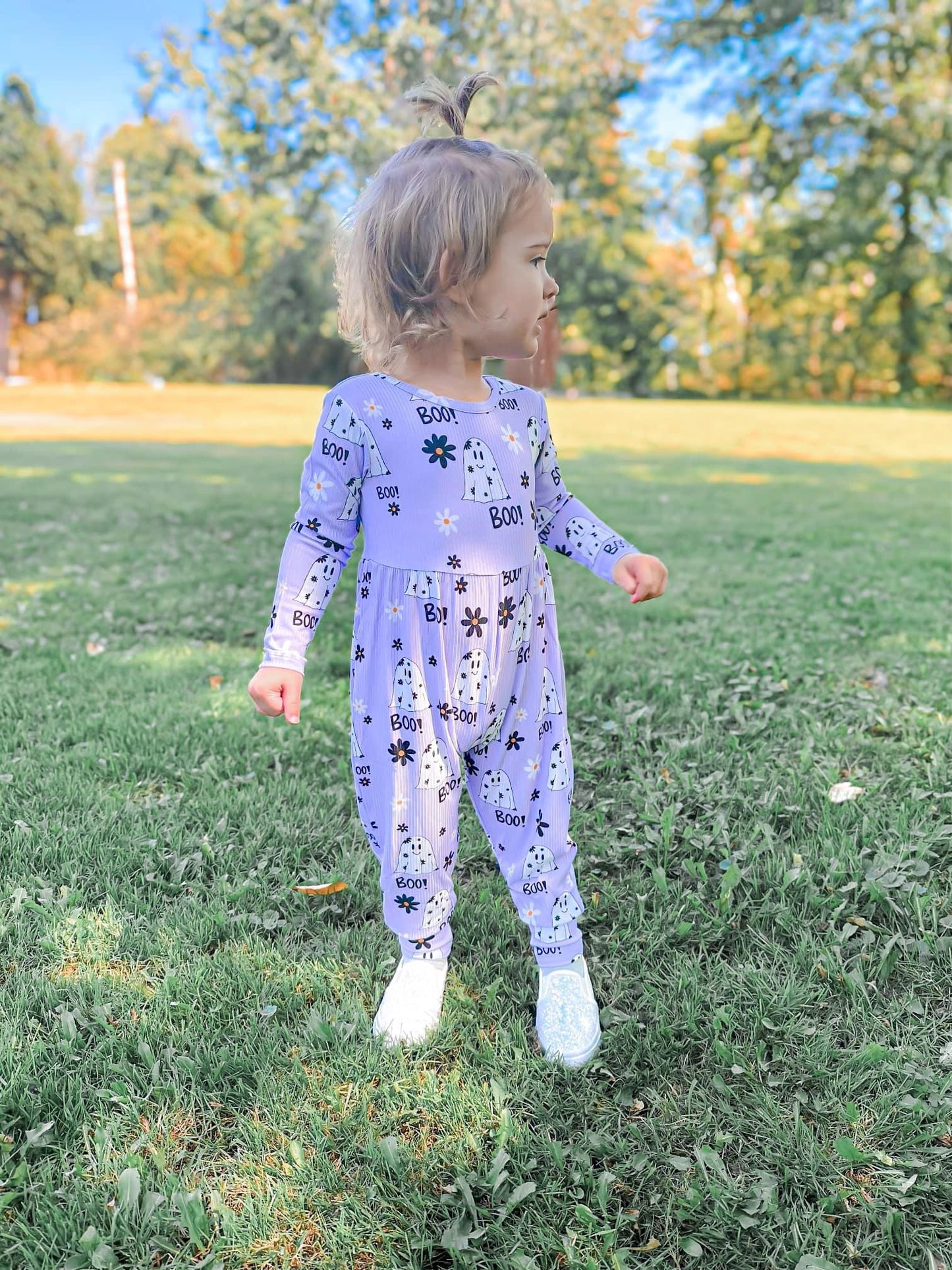 GIRLY GHOUL PULL ON ROMPER