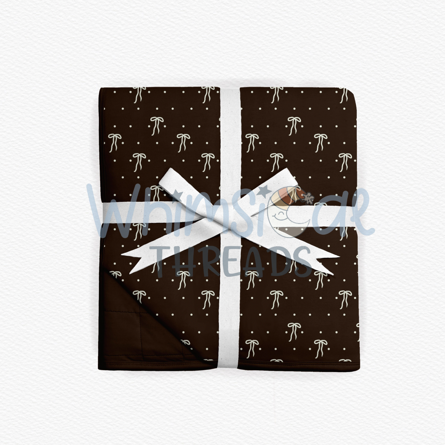 COCOA BOWS TODDLER BLANKET (PRE-ORDER)