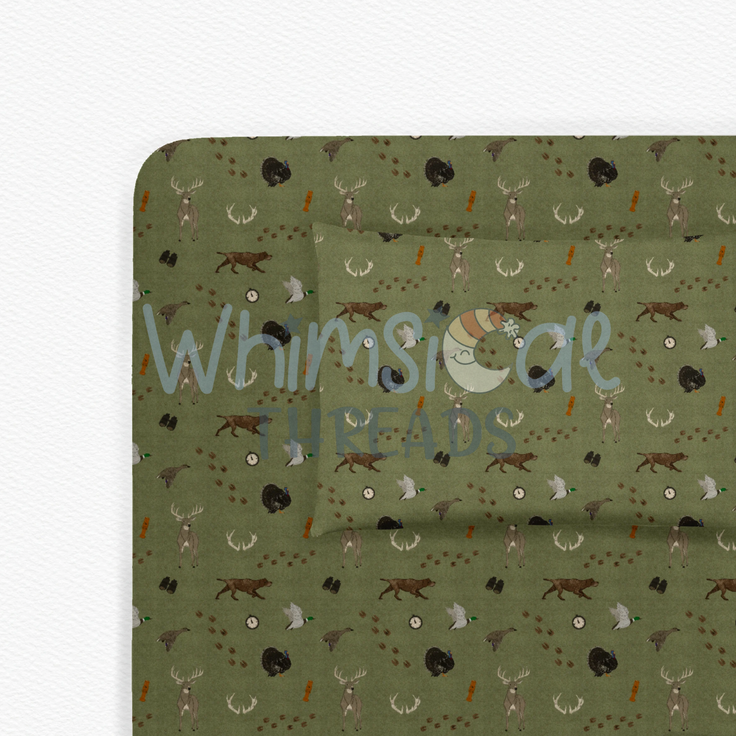 BACKWOODS BOUND TWIN SHEET + PILLOW CASE (PRE-ORDER)
