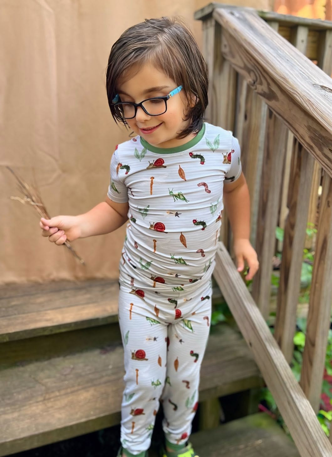 SNUGGLE BUGS SHORT SLEEVE SLEEPY SET