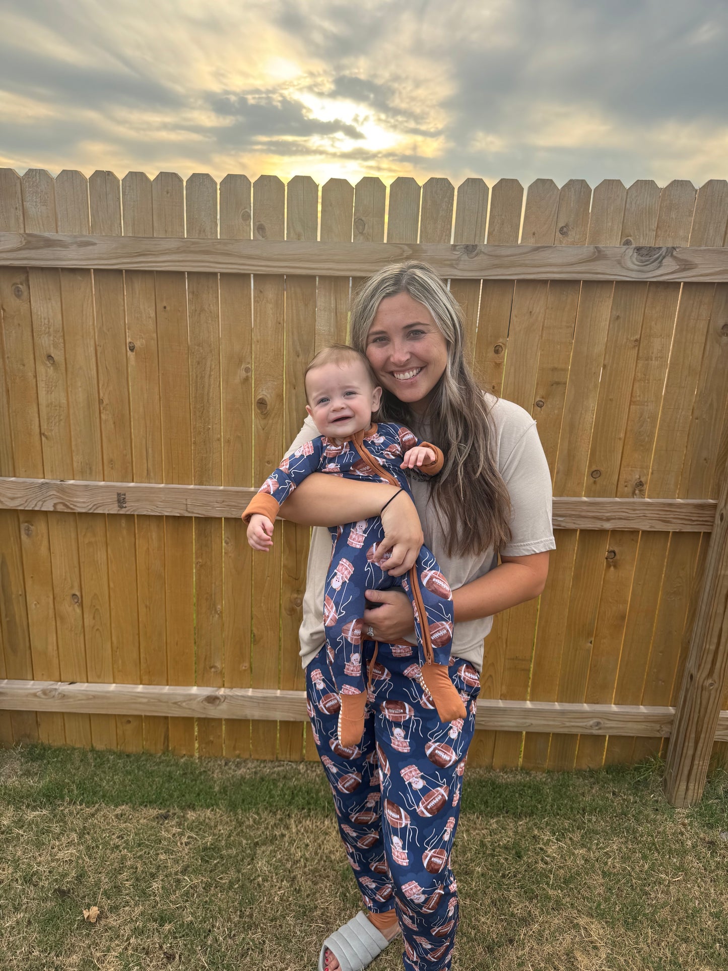 TOUCHDOWN TEDDIES MAMA LOUNGE PANTS