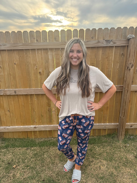 TOUCHDOWN TEDDIES MAMA LOUNGE PANTS