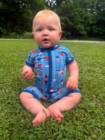 RED, WHITE & BBQ SHORTIE