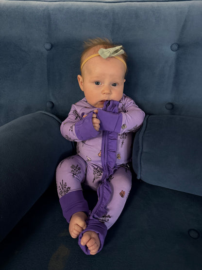VIOLET'S VALLEY RUFFLE FOOTIE
