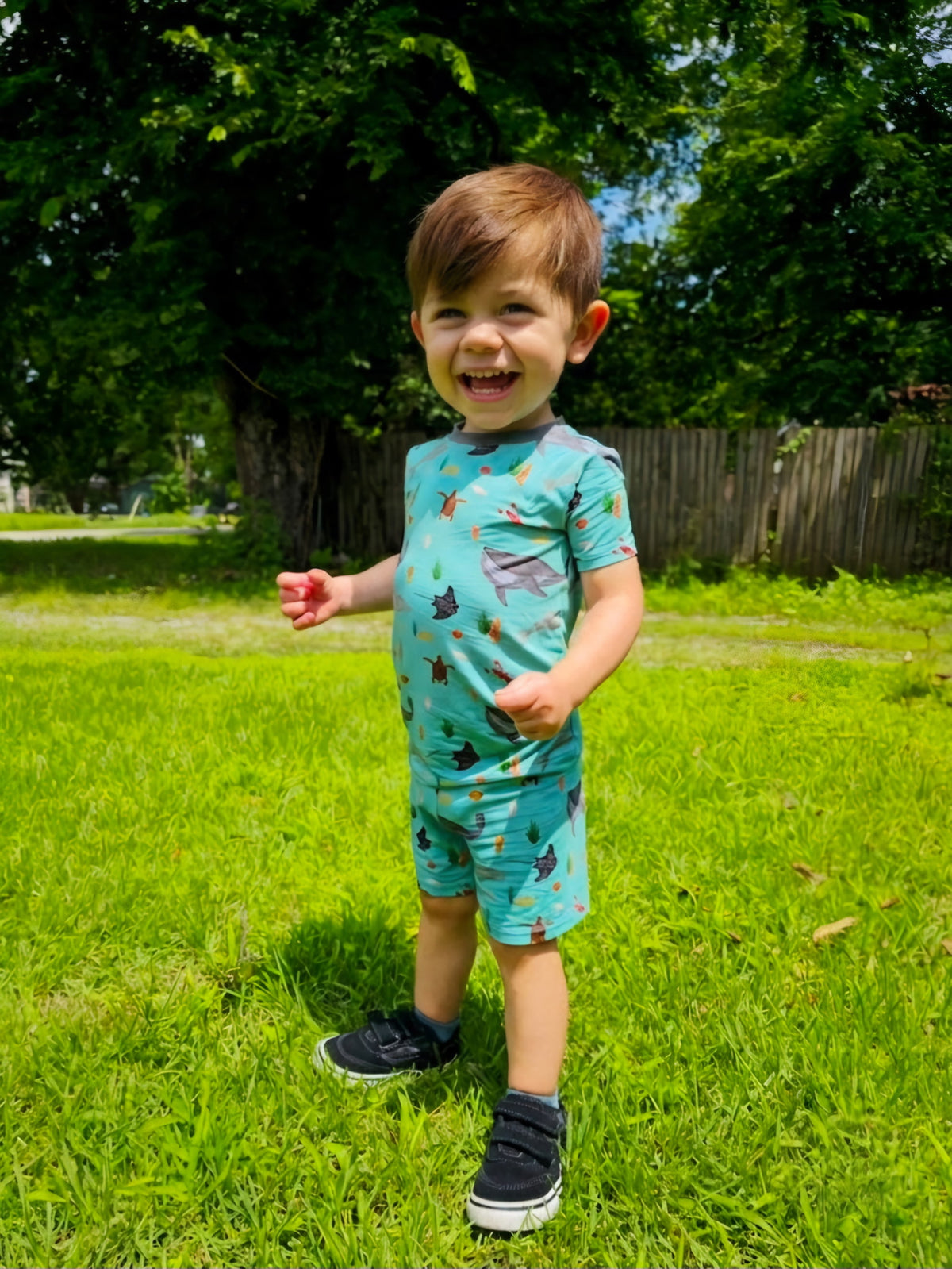 TIDES & TAILS SHORTS SET