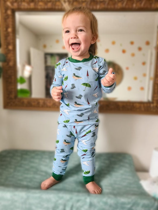 Duck, Duck, Boots Two Piece Sleepy Set