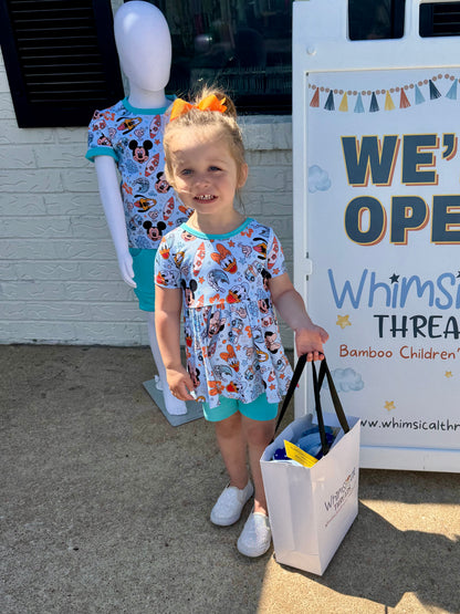 RAD RODENT SUMMER PEPLUM + BIKER SHORTS