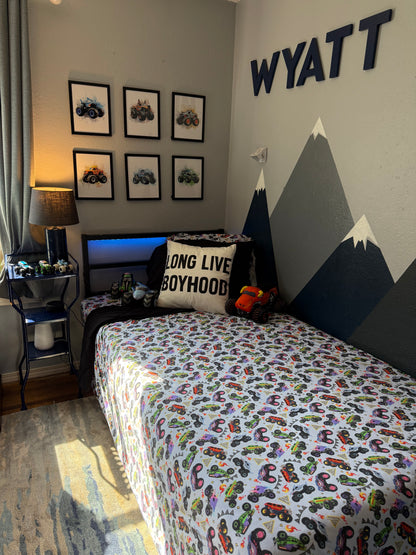 TRUCK YEAH TWIN QUILTED COMFORTER