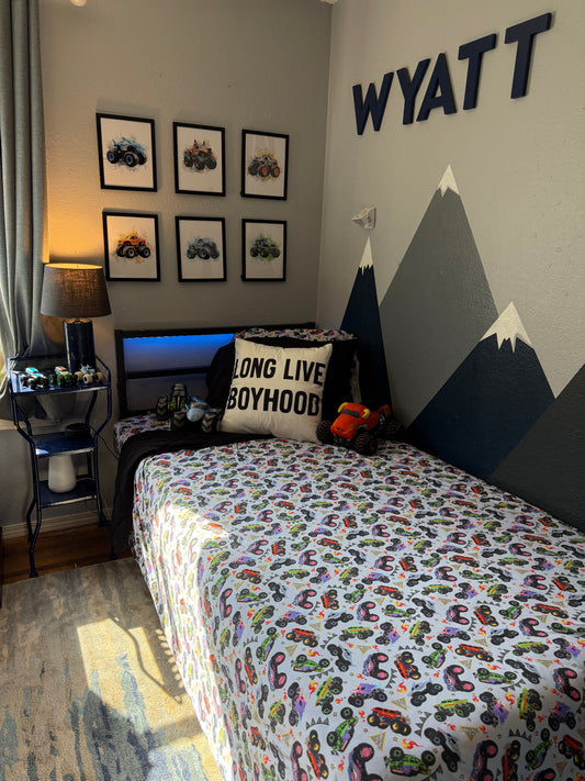 TRUCK YEAH TWIN QUILTED COMFORTER