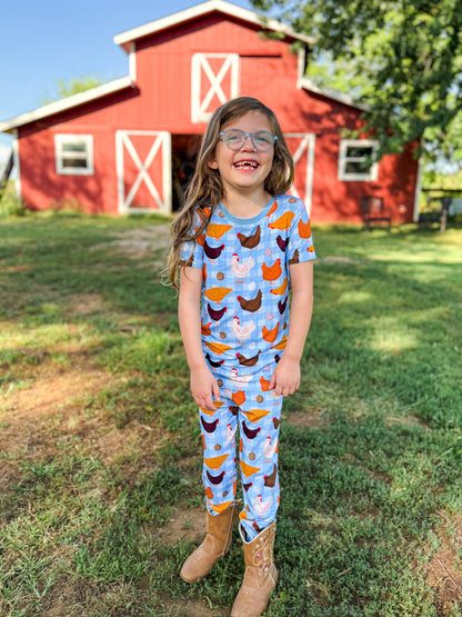 CLUCKIN’ CUTIES SLEEVE SLEEPY SET
