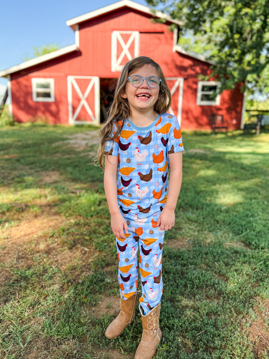 CLUCKIN’ CUTIES SLEEVE SLEEPY SET