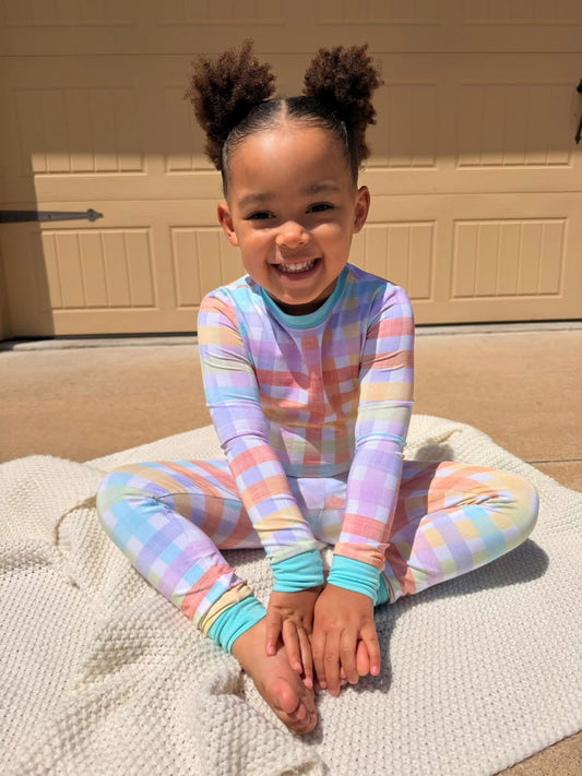 OG SPRING PLAID SLEEPY SET