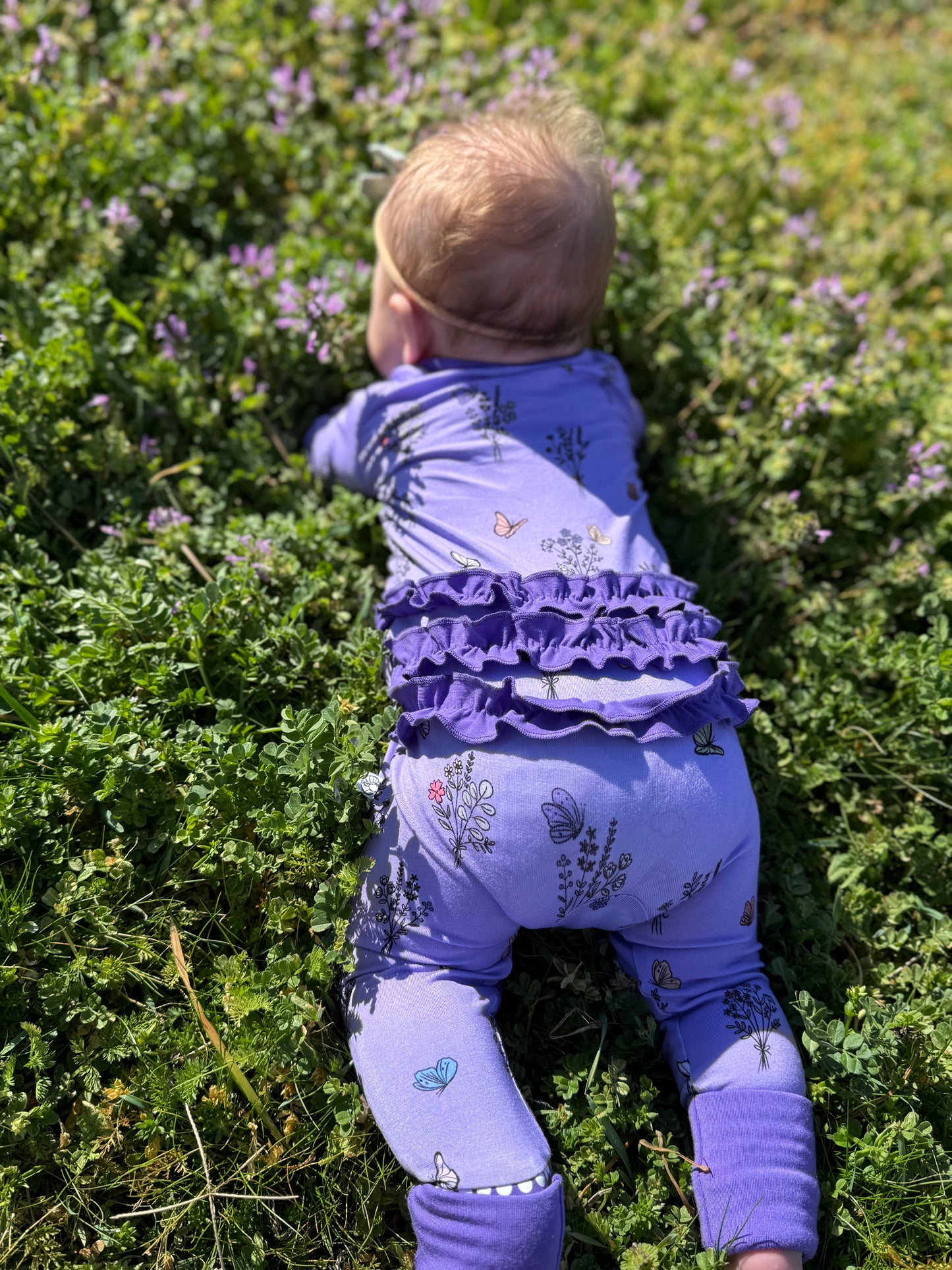 VIOLET'S VALLEY RUFFLE FOOTIE