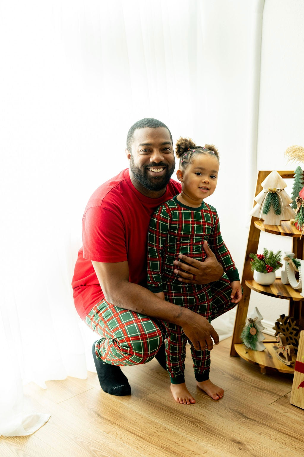 PINE PLAID DAD LOUNGE PANTS