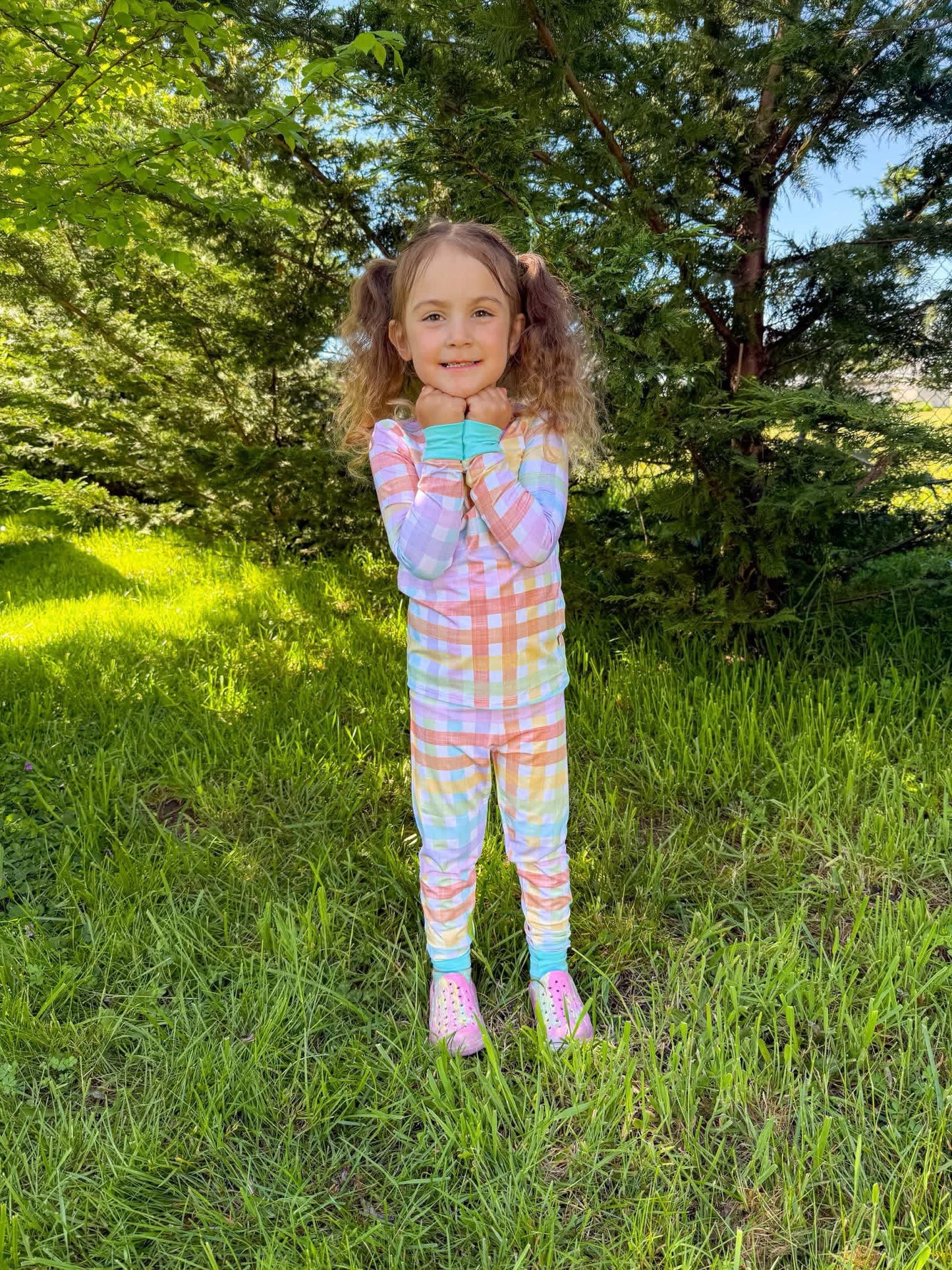 OG SPRING PLAID SLEEPY SET