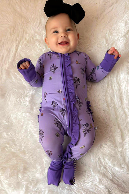 VIOLET'S VALLEY RUFFLE FOOTIE