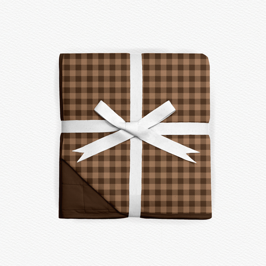 GINGHAM ADULT BLANKET (PRE ORDER)