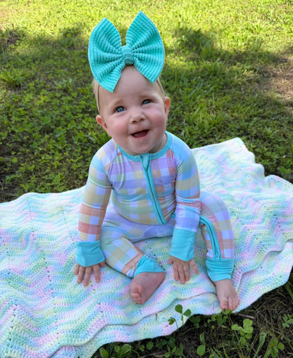 OG SPRING PLAID FOOTIE