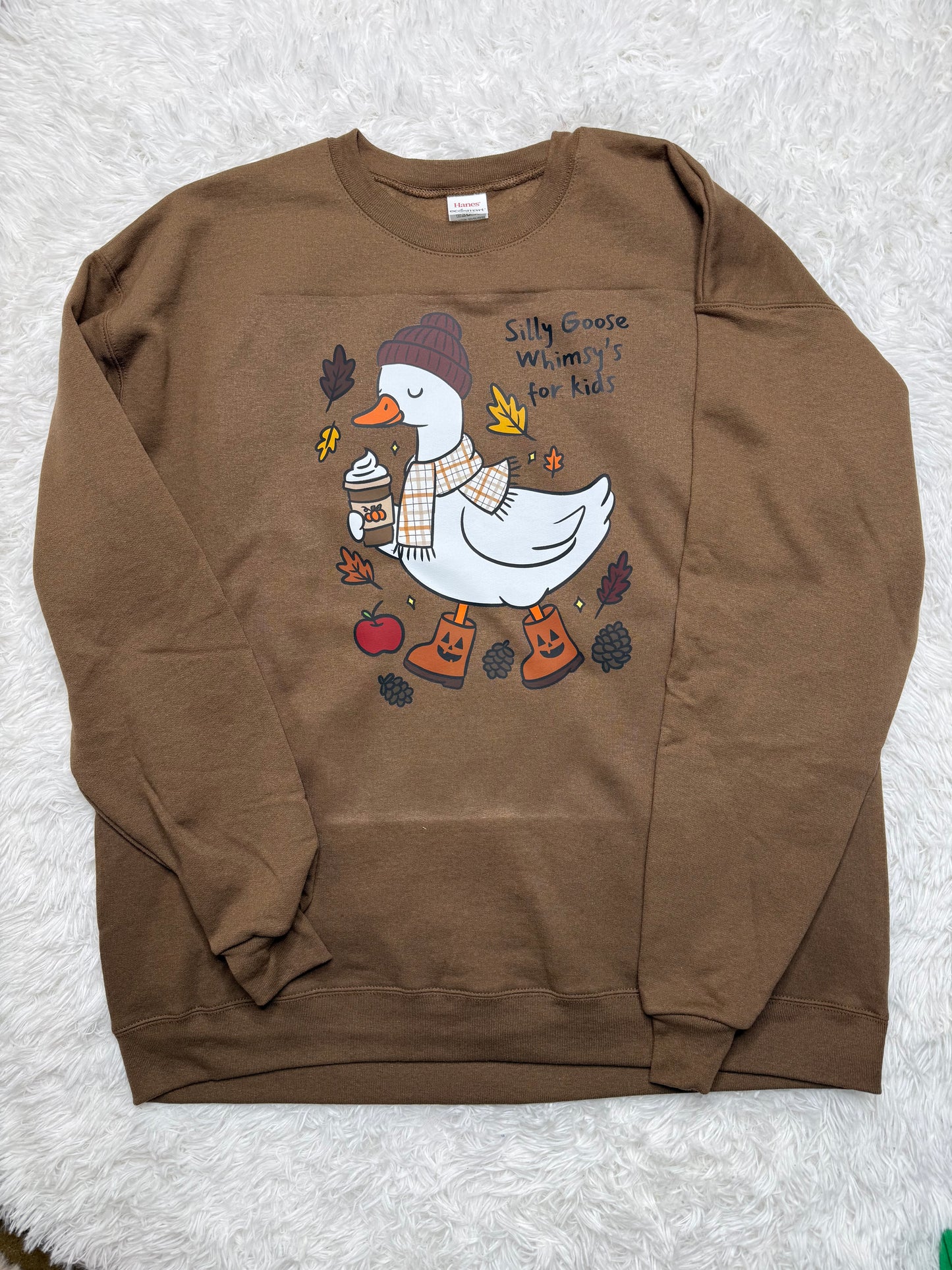 SILLY GOOSE CREWNECK SWEATSHIRTS