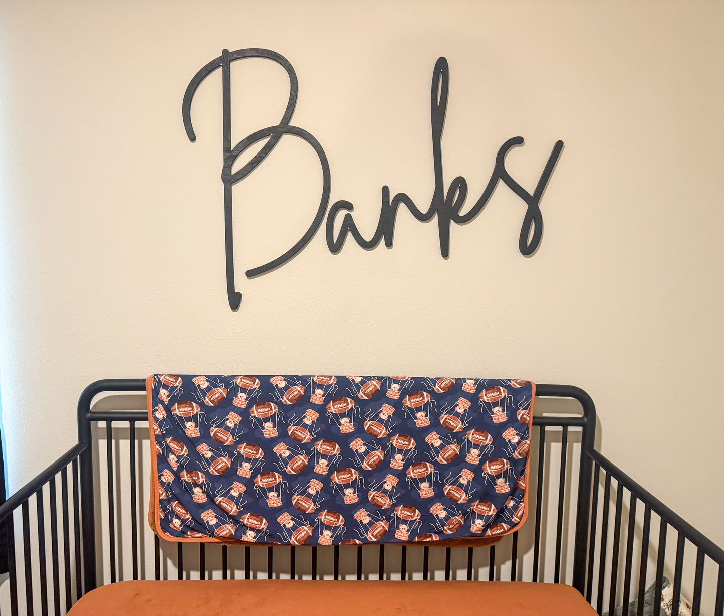 TOUCHDOWN TEDDIES BAMBOO PLUSH BLANKET