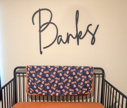 TOUCHDOWN TEDDIES BAMBOO PLUSH BLANKET