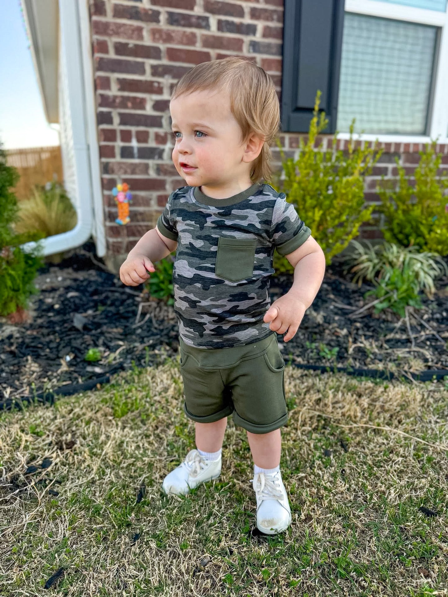 CAMO POCKET TEE SET