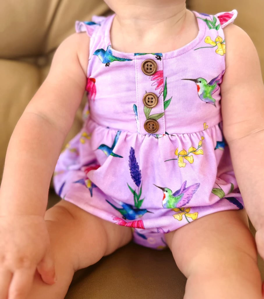 SHERRIE'S WINGS BUBBLE ROMPER