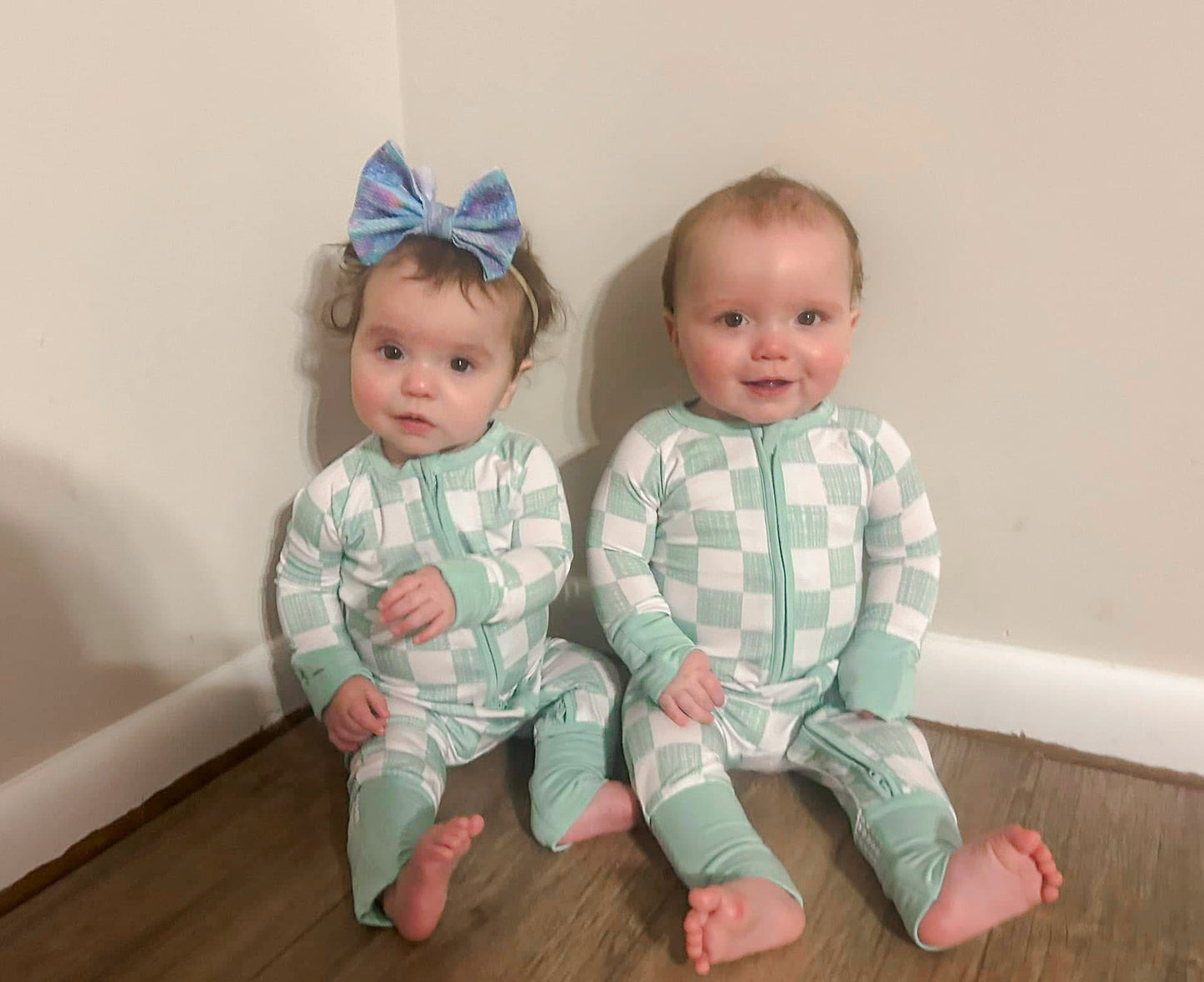 CHECKERED DREAMS FOOTIE